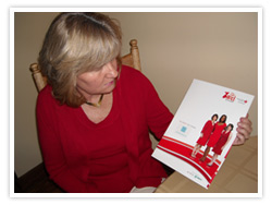 Barb With AHA Folder